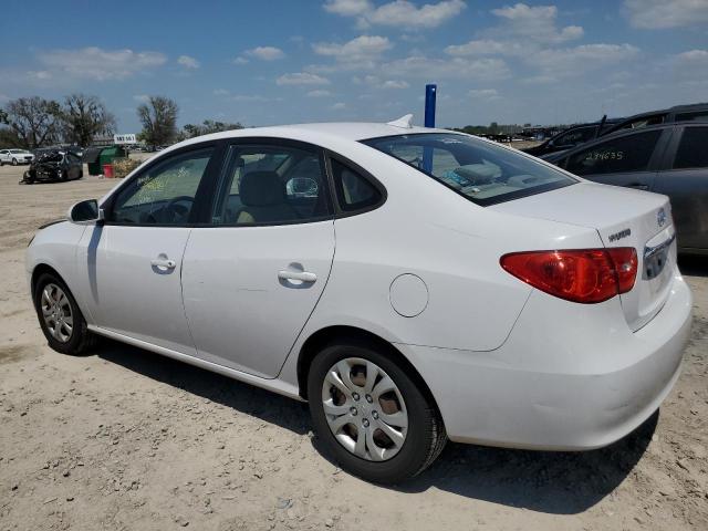 KMHDU4AD1AU964501 - 2010 HYUNDAI ELANTRA BLUE WHITE photo 2