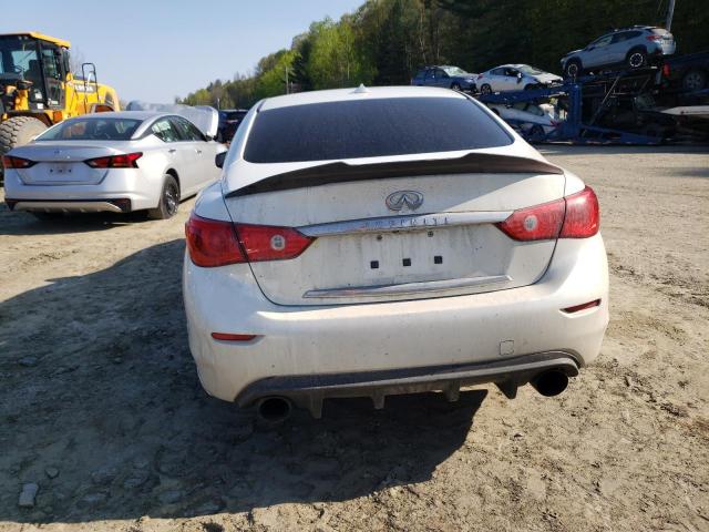 JN1EV7AR8GM341830 - 2016 INFINITI Q50 PREMIUM WHITE photo 6