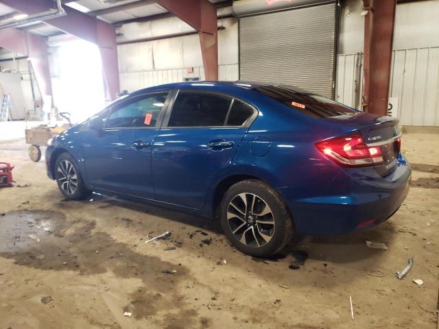 19XFB2F95DE084318 - 2013 HONDA CIVIC EXL BLUE photo 2