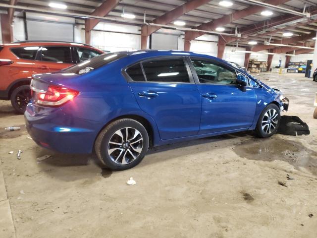 19XFB2F95DE084318 - 2013 HONDA CIVIC EXL BLUE photo 3