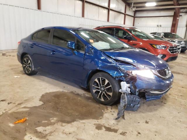 19XFB2F95DE084318 - 2013 HONDA CIVIC EXL BLUE photo 4
