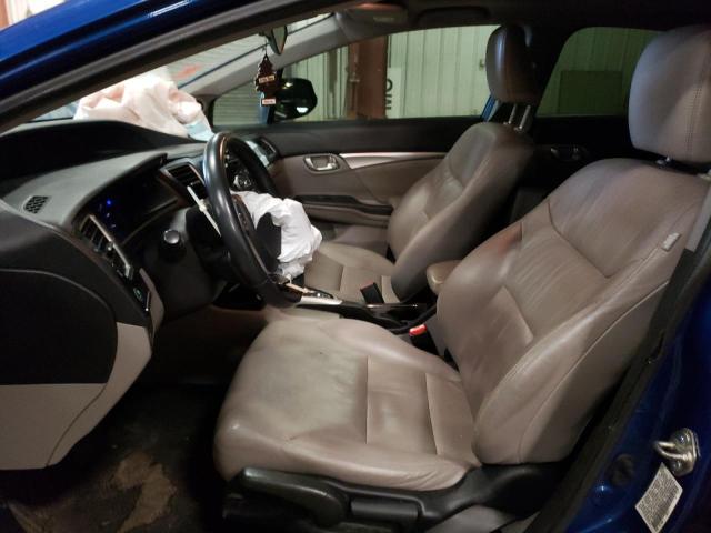 19XFB2F95DE084318 - 2013 HONDA CIVIC EXL BLUE photo 7