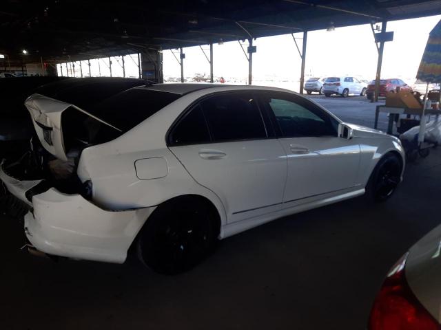 WDDGF5EB6AF391227 - 2010 MERCEDES-BENZ C 300 WHITE photo 3