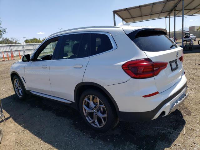 5UXTY3C0XM9E19950 - 2021 BMW X3 SDRIVE30I WHITE photo 2