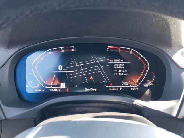 5UXTY3C0XM9E19950 - 2021 BMW X3 SDRIVE30I WHITE photo 9