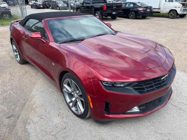 1G1FD3DS4R0106811 - 2024 CHEVROLET CAMARO LT MAROON photo 1