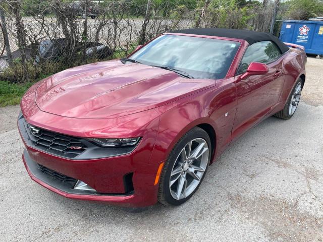 1G1FD3DS4R0106811 - 2024 CHEVROLET CAMARO LT MAROON photo 2