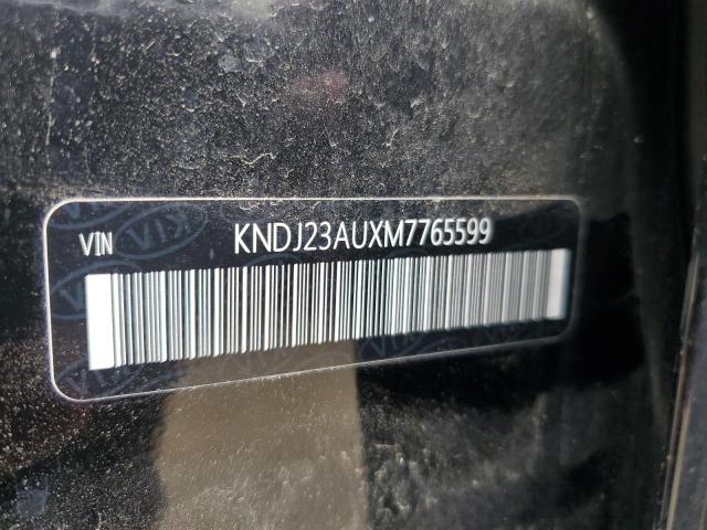 KNDJ23AUXM7765599 - 2021 KIA SOUL LX BLACK photo 13