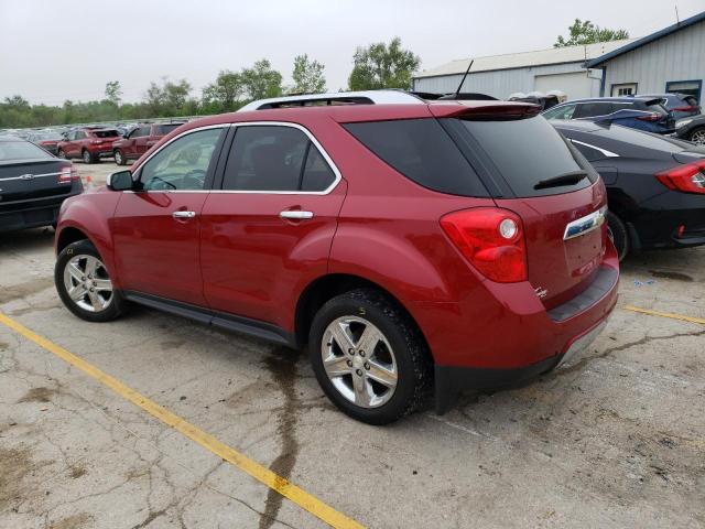 2GNALDEK8E6383124 - 2014 CHEVROLET EQUINOX LTZ RED photo 2