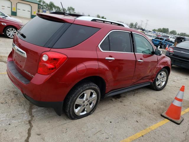 2GNALDEK8E6383124 - 2014 CHEVROLET EQUINOX LTZ RED photo 3