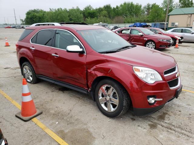 2GNALDEK8E6383124 - 2014 CHEVROLET EQUINOX LTZ RED photo 4