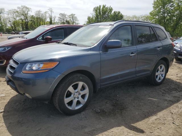 5NMSH73E39H263369 - 2009 HYUNDAI SANTA FE SE GRAY photo 1