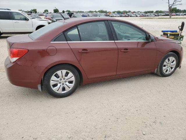 1G1PD5SH7C7382972 - 2012 CHEVROLET CRUZE LS BURGUNDY photo 3