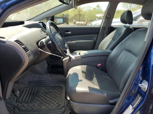 JTDKB20U487791105 - 2008 TOYOTA PRIUS BLUE photo 7