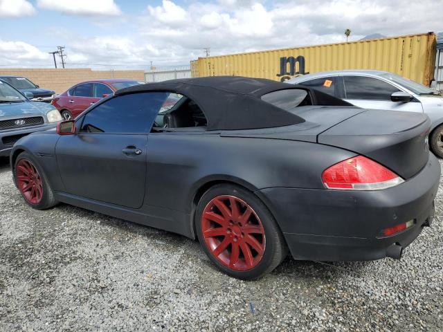 WBAEK73485B324653 - 2005 BMW 645 CI AUTOMATIC BLACK photo 2