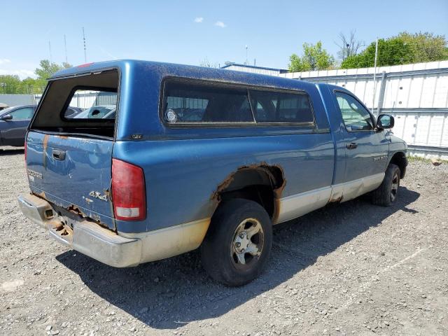 1B7HU16N62J115179 - 2002 DODGE RAM VAN BLUE photo 3