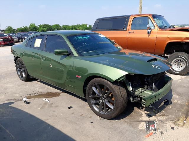 2C3CDXGJ1KH742306 - 2019 DODGE CHARGER SCAT PACK GREEN photo 4