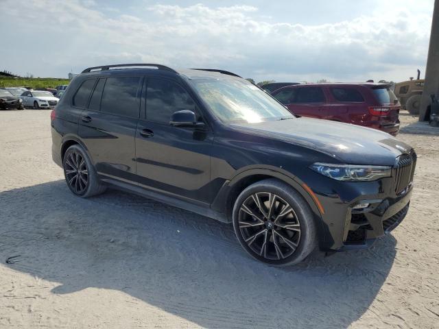 5UXCX6C06M9F49177 - 2021 BMW X7 M50I BLACK photo 4