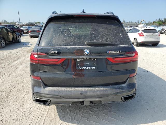 5UXCX6C06M9F49177 - 2021 BMW X7 M50I BLACK photo 6