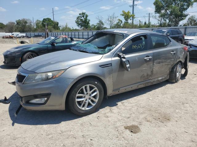 5XXGM4A76DG195841 - 2013 KIA OPTIMA LX SILVER photo 1