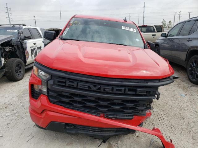 1GCPABEK3NZ516373 - 2022 CHEVROLET SILVERADO C1500 CUSTOM RED photo 5