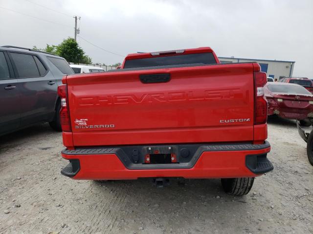 1GCPABEK3NZ516373 - 2022 CHEVROLET SILVERADO C1500 CUSTOM RED photo 6