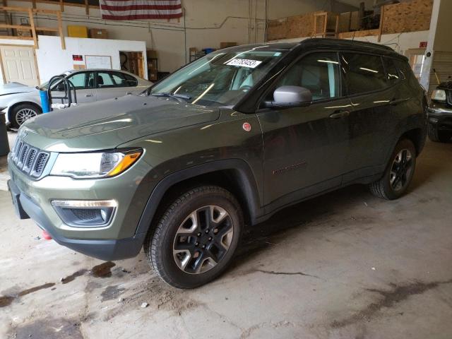 3C4NJDDB8JT280888 - 2018 JEEP COMPASS TRAILHAWK GREEN photo 1