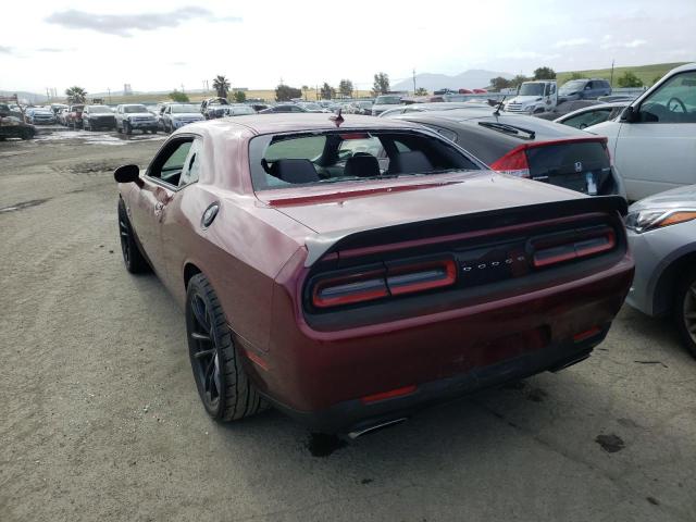 2C3CDZFJ0MH651656 - 2021 DODGE CHALLENGER R/T SCAT PACK BURGUNDY photo 2