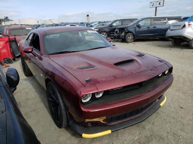 2C3CDZFJ0MH651656 - 2021 DODGE CHALLENGER R/T SCAT PACK BURGUNDY photo 4