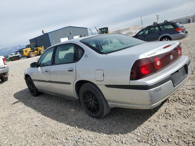 2G1WF52E649100767 - 2004 CHEVROLET IMPALA SILVER photo 2