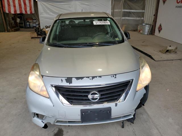 3N1CN7AP7EL859201 - 2014 NISSAN VERSA S SILVER photo 5