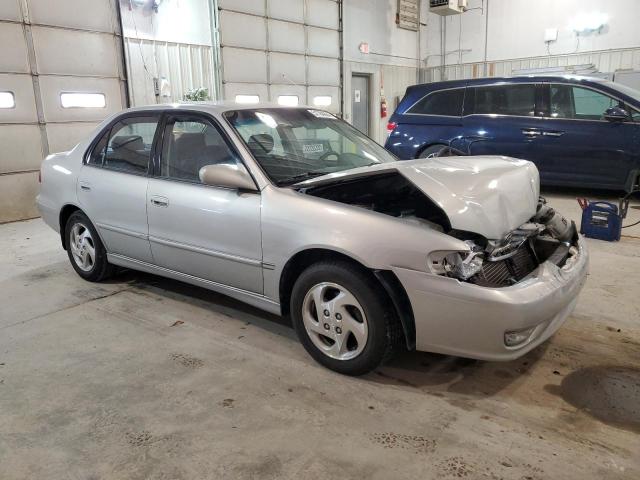 1NXBR12E02Z635790 - 2002 TOYOTA COROLLA CE SILVER photo 4