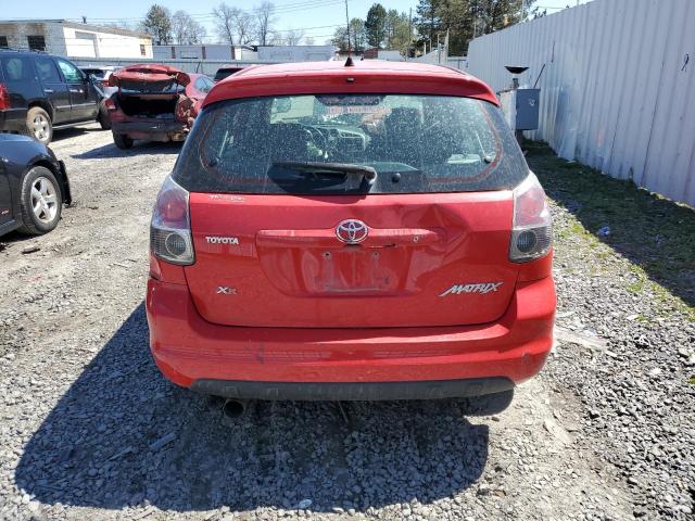 2T1KR32E56C598061 - 2006 TOYOTA COROLLA MA XR RED photo 6