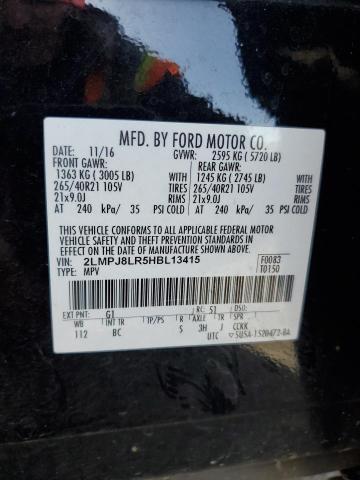 2LMPJ8LR5HBL13415 - 2017 LINCOLN MKX RESERVE Սև լուսանկար 14