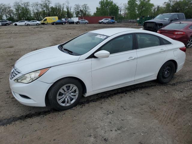 5NPEB4AC2CH330875 - 2012 HYUNDAI SONATA GLS WHITE photo 1