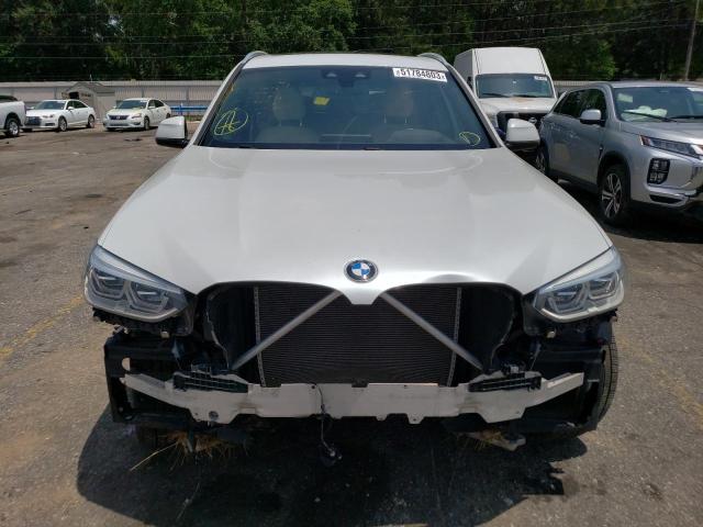 5UXTR7C50KLE93443 - 2019 BMW X3 SDRIVE30I WHITE photo 5