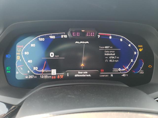 5UXCX6C11M9G13053 - 2021 BMW X7 ALPINA XB7 Bleu photo 9