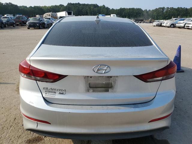 5NPD74LF8HH180704 - 2017 HYUNDAI ELANTRA SE SILVER photo 6