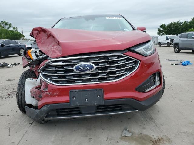 2FMPK4J93LBB05837 - 2020 FORD EDGE SEL RED photo 5