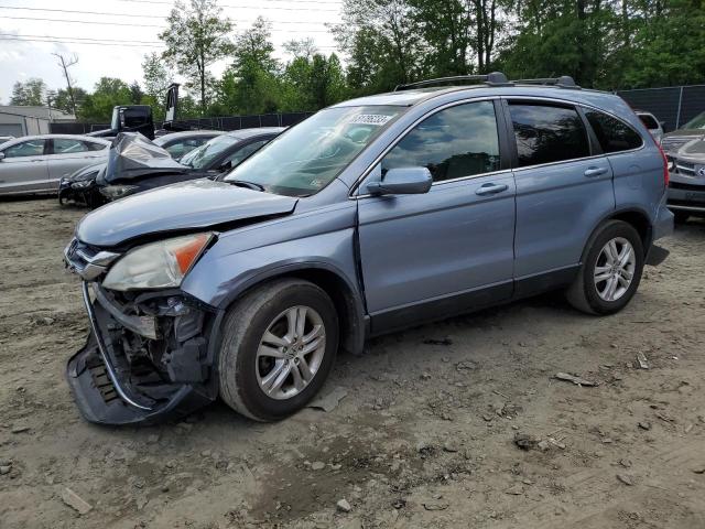 5J6RE4H74BL106254 - 2011 HONDA CR-V EXL BLUE photo 1