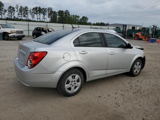 1G1JB5SH6D4221575 - 2013 CHEVROLET SONIC LS SILVER photo 3