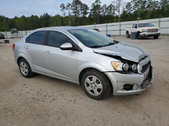 1G1JB5SH6D4221575 - 2013 CHEVROLET SONIC LS SILVER photo 4