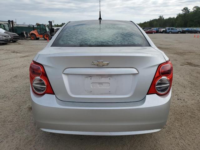 1G1JB5SH6D4221575 - 2013 CHEVROLET SONIC LS SILVER photo 6