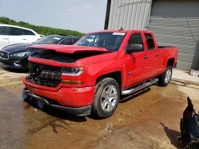 1GCRCPEC9JZ375845 - 2018 CHEVROLET SILVERADO C1500 CUSTOM RED photo 1