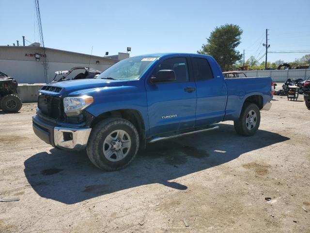 5TFUM5F1XGX068889 - 2016 TOYOTA TUNDRA DOUBLE CAB SR/SR5 BLUE photo 1