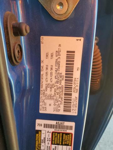 5TFUM5F1XGX068889 - 2016 TOYOTA TUNDRA DOUBLE CAB SR/SR5 BLUE photo 12