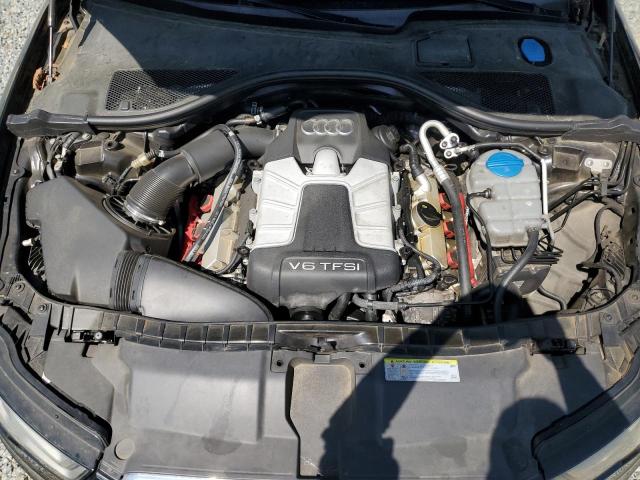 WAUHGAFC4FN022209 - 2015 AUDI A6 PRESTIGE შავი ფოტო 11