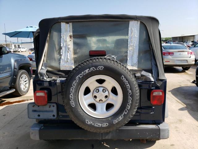 1J4FA39S93P331386 - 2003 JEEP WRANGLER COMMANDO BLUE photo 6