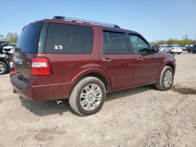 1FMJU2A55CEF29672 - 2012 FORD EXPEDITION LIMITED BURGUNDY photo 3