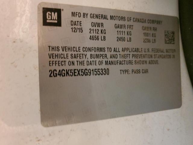 2G4GK5EX5G9155330 - 2016 BUICK REGAL WHITE photo 12